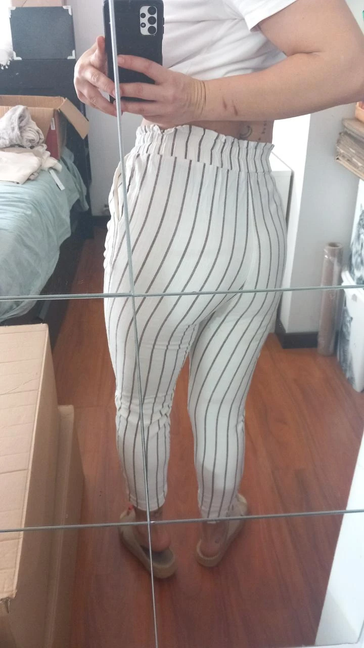 Pantalon à rayures Stradivarius - Taille S/36 | Calças às riscas – photo 7
